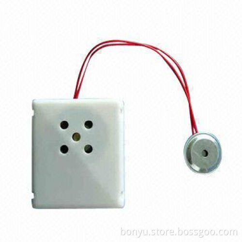 Musical box, cardboard paper material and plastic material provided